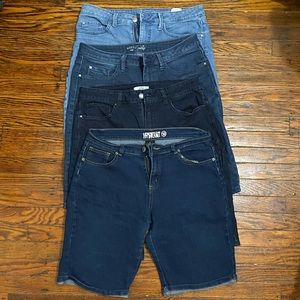 Women’s Denim Shorts - 4 pair